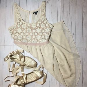 AEO Sleeveless Crochet Dress